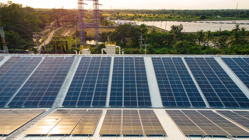 Roof Solar Installation