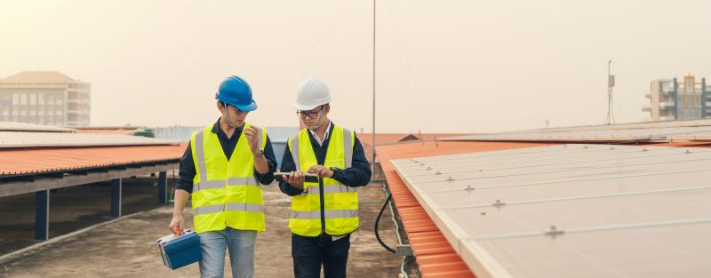 Roof Solar Installation